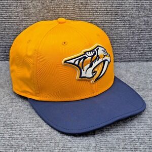 Nashville‎ Predators Hat Cap Snapback Gold Navy Smashville Logo NHL Hockey Mens